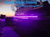 6 ft UV LED strip for night fishing on boat